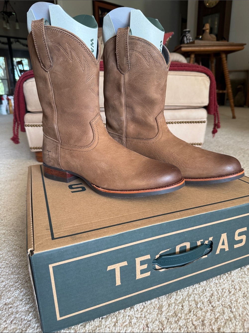 Tecovas Tan Brown Classic Western Boots